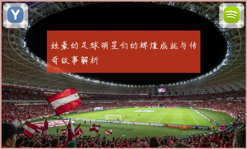 姓豪的足球明星们的辉煌成就与传奇故事解析